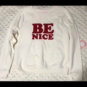 Ban.do “Be Nice” Graphic Sweatshirt- ChicEwe